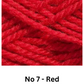 Red Hut 8ply 100% Pure Wool